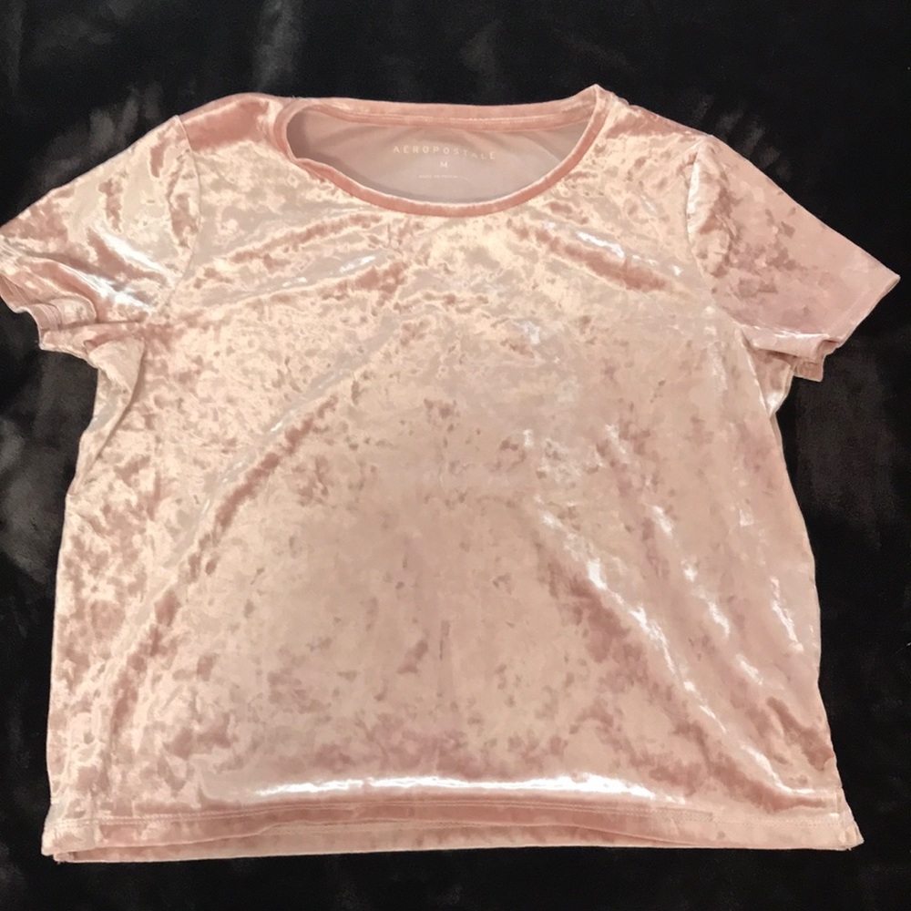 Crush velvet tee
